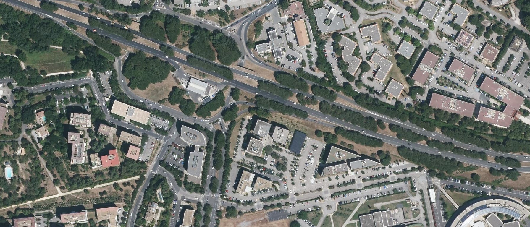 Vue aérienne de ESCG MONTPELLIER