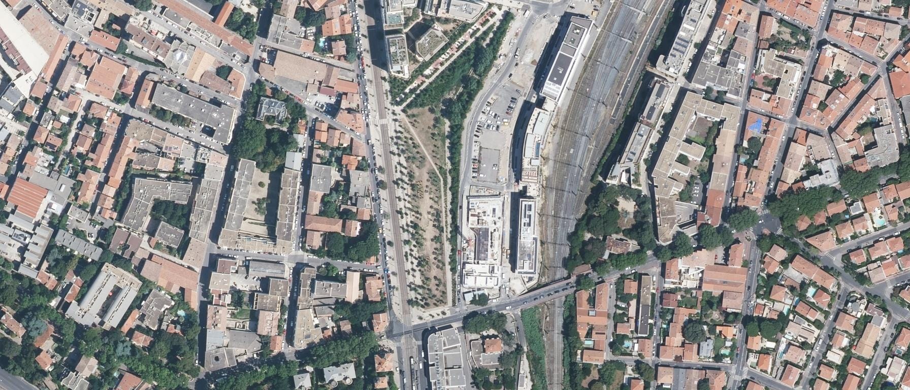Vue aérienne de Organisme de formation-Centre de formation d'apprentis de Success Business School, Sète