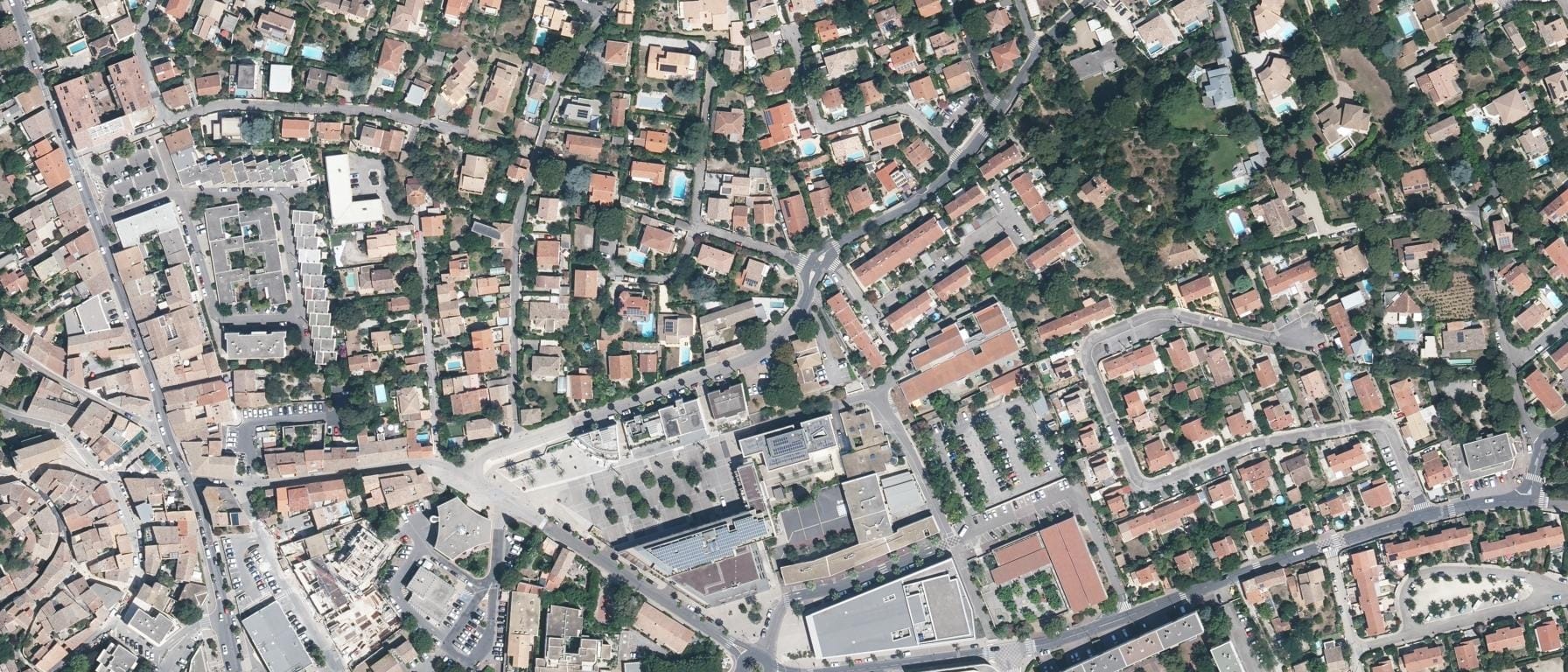 Vue aérienne de Site de formation d'apprentis de Castelnau le Lez