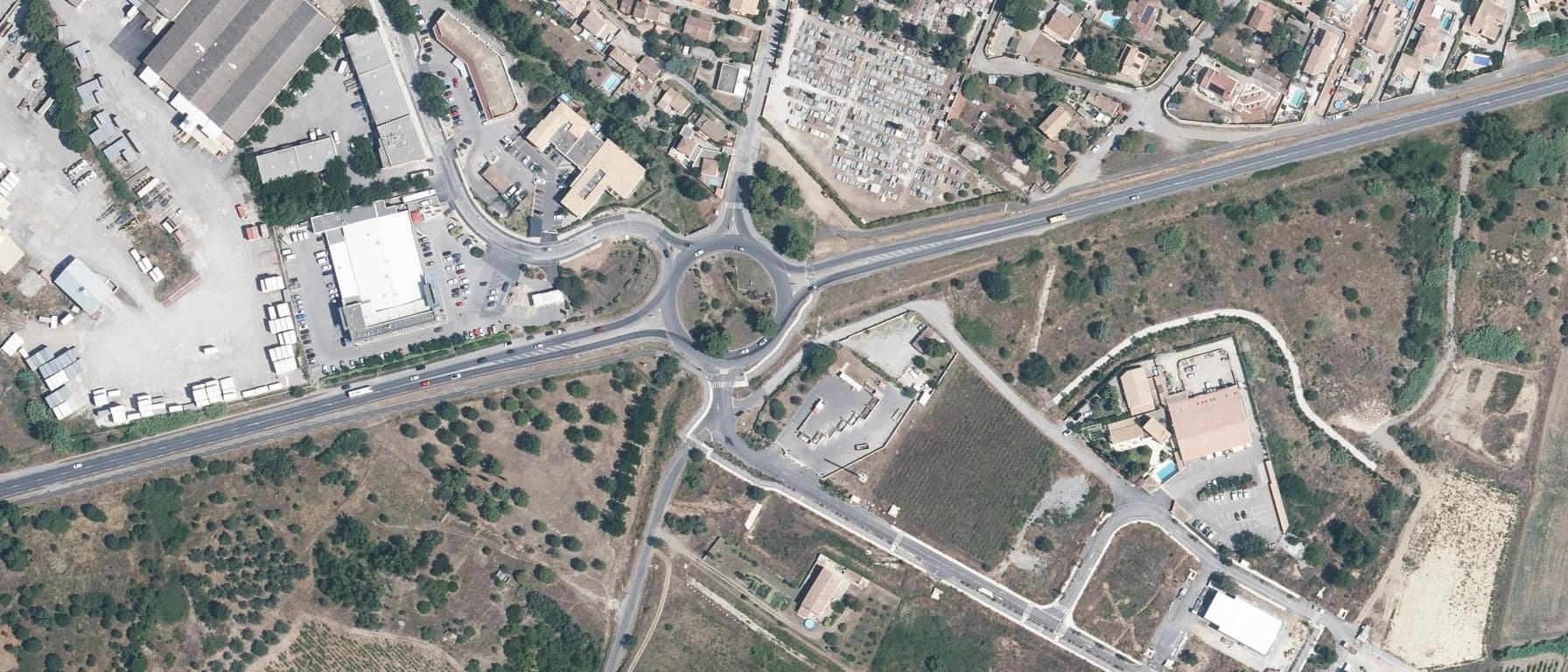 Vue aérienne de Lycée Polyvalent Elisabeth et Robert Badinter