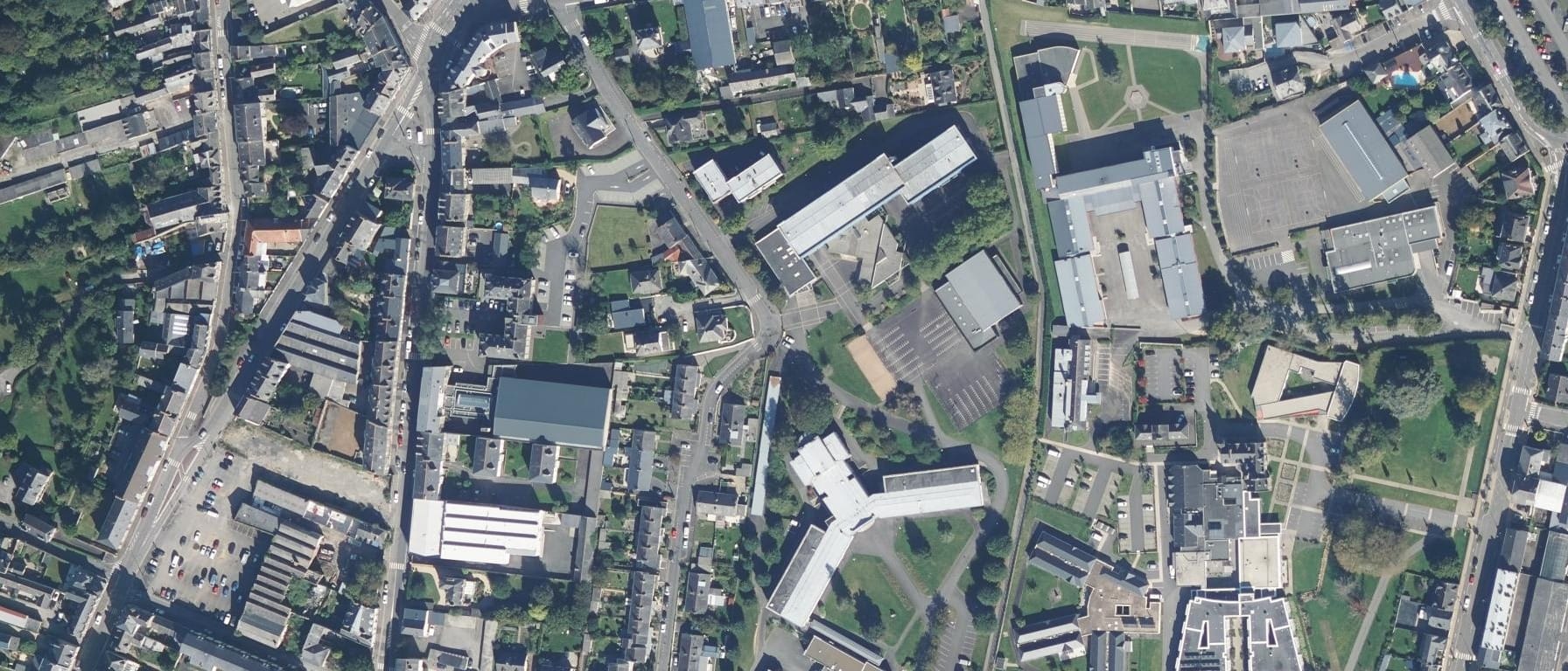 Vue aérienne de Lycée Jean Guehenno