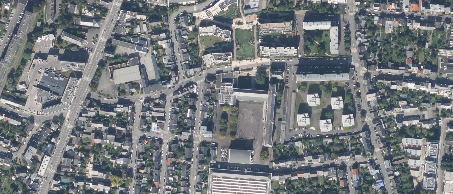 Vue aérienne de Lycée professionnel Jean Jaures