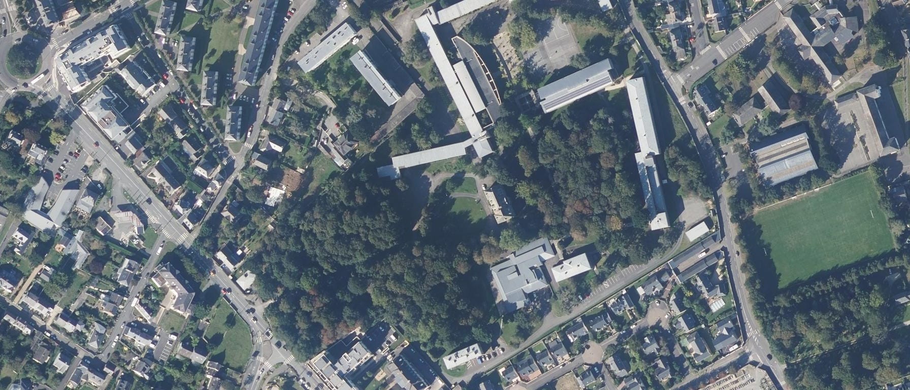 Vue aérienne de Lycée Jacques Cartier
