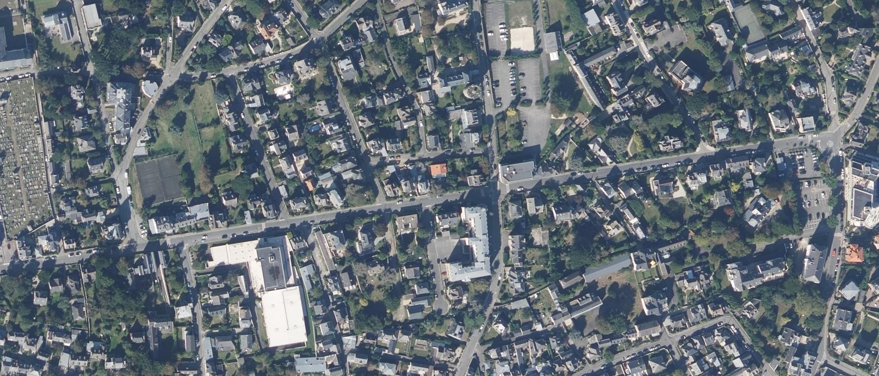 Vue aérienne de Sport Bretagne