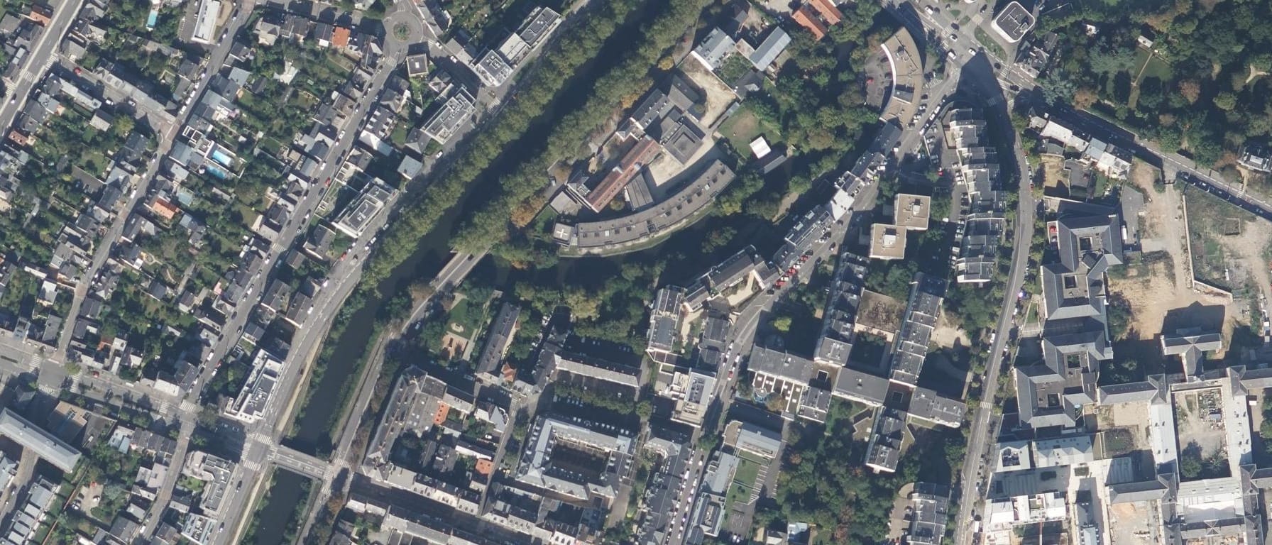 Vue aérienne de Ecole Nationale Supérieure d'Architecture de Bretagne