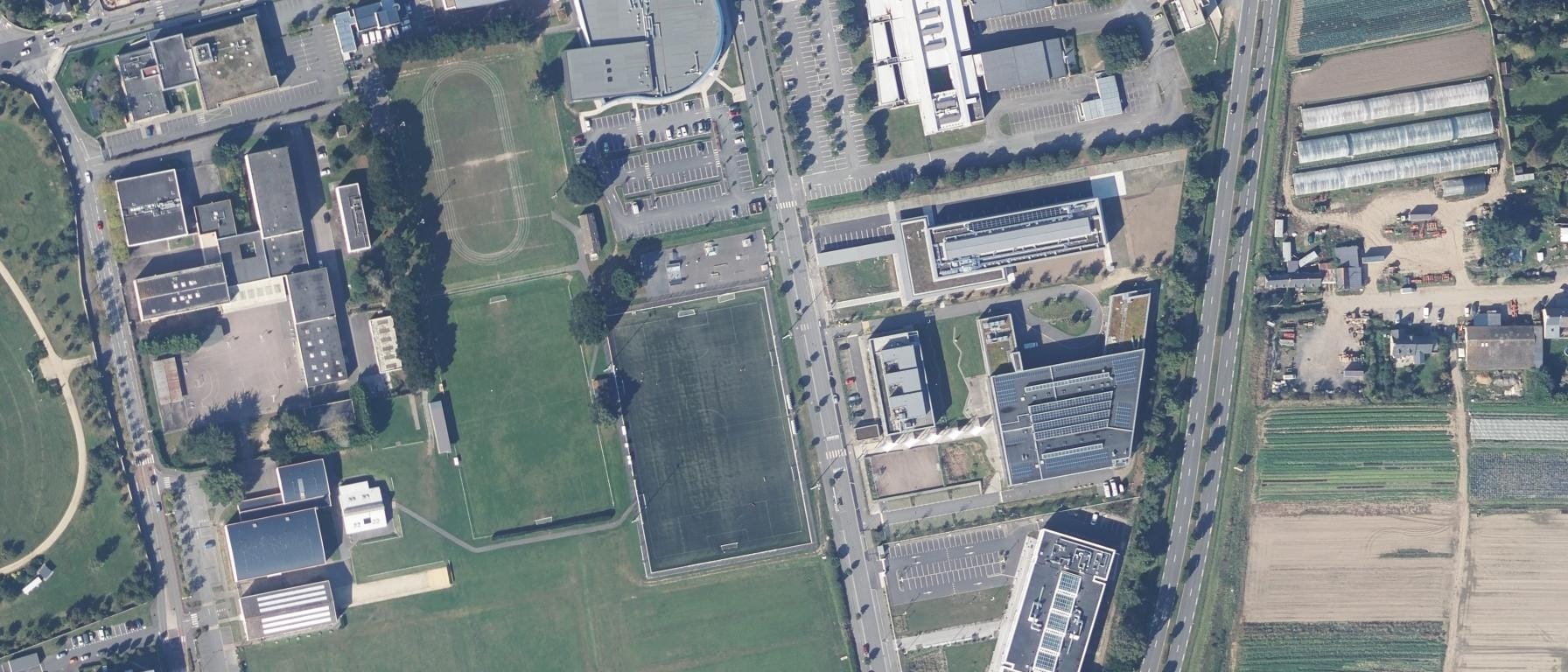 Vue aérienne de Ecole nationale supérieure maritime (ENSM) - Centre de Saint-Malo