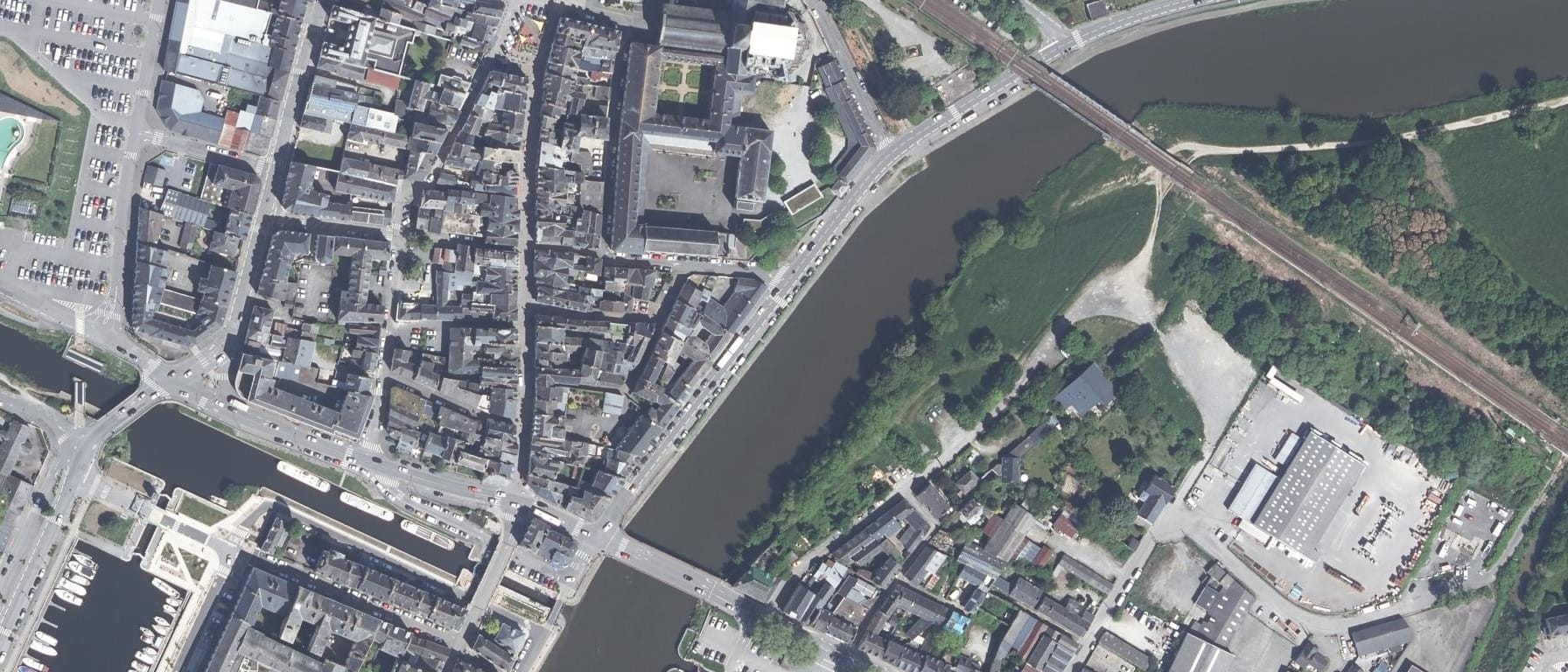 Vue aérienne de Lycée St Sauveur