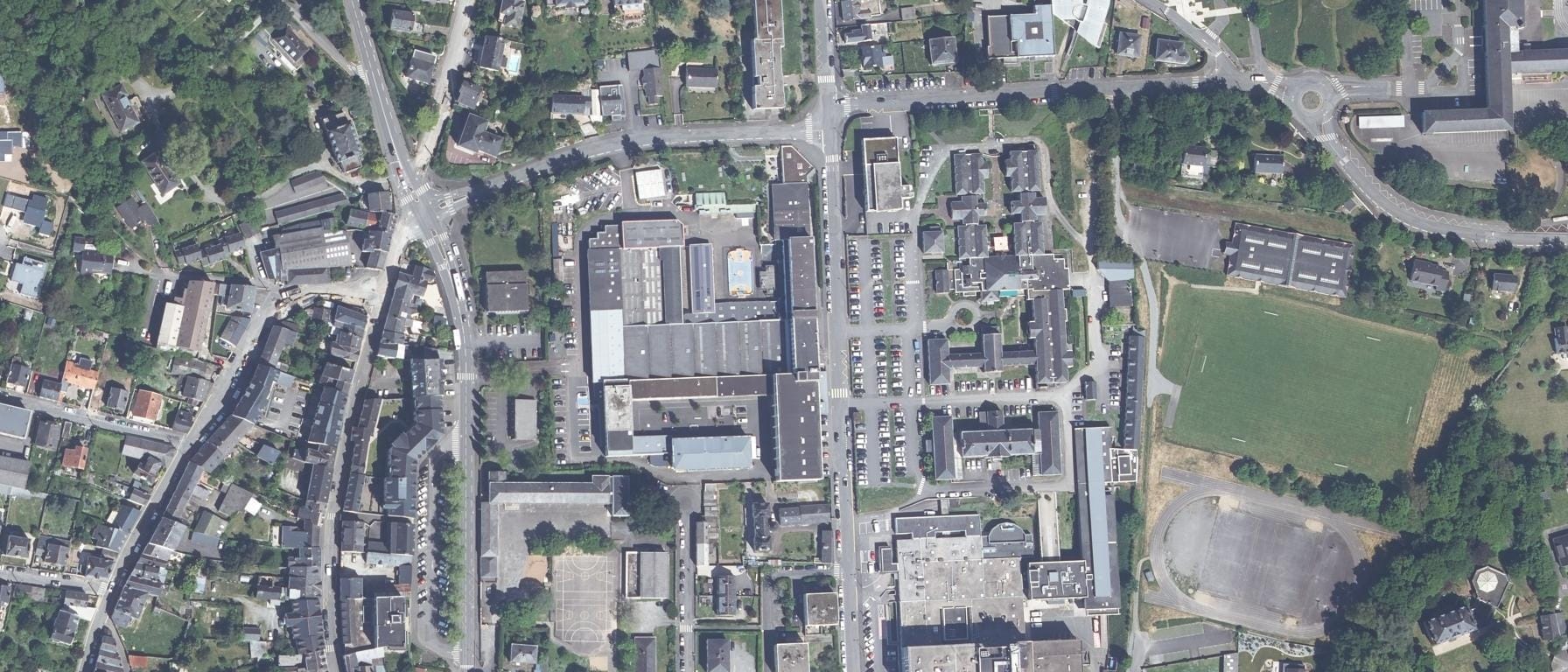Vue aérienne de Lycée Marcel Callo