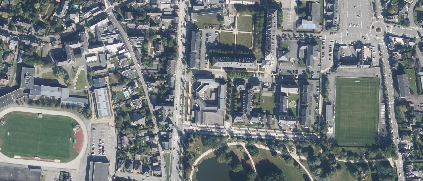 Vue aérienne de Lycée Jeanne D'Arc