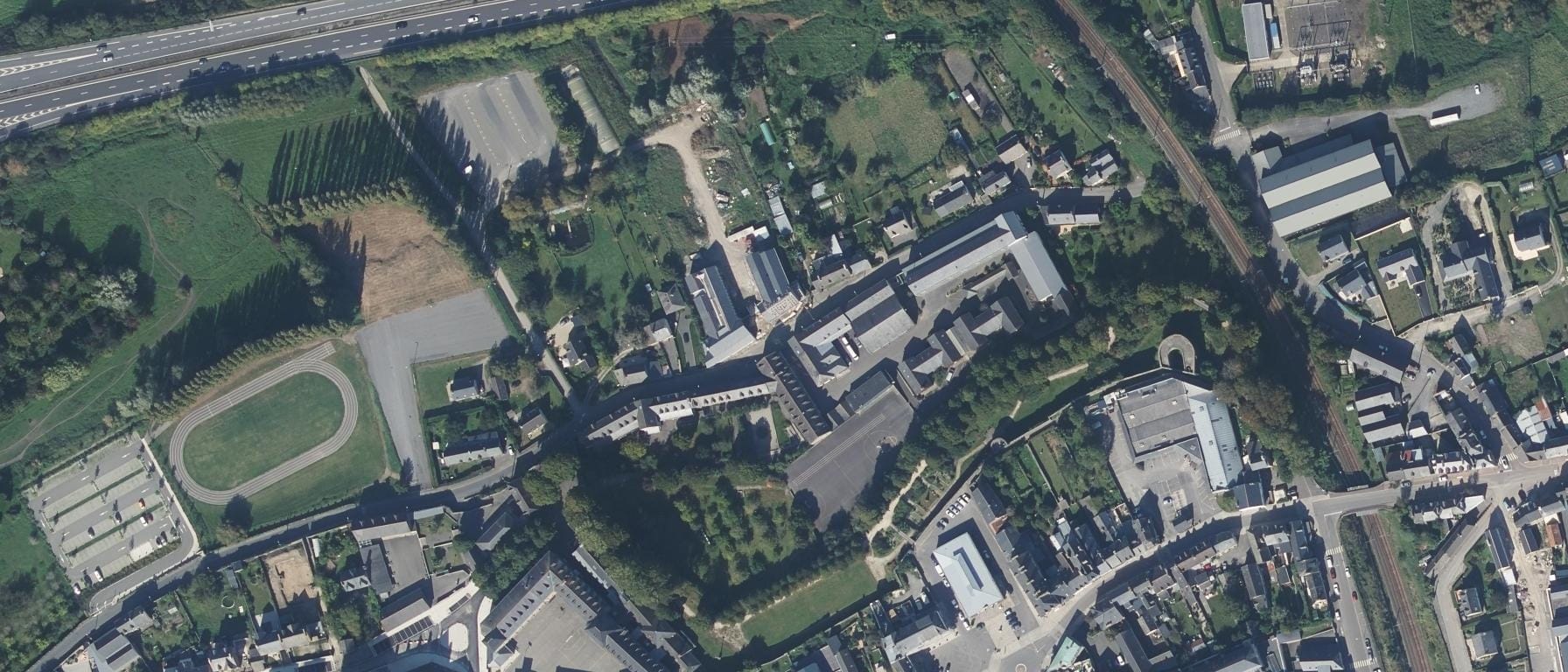Vue aérienne de Lycée agricole LES VERGERS