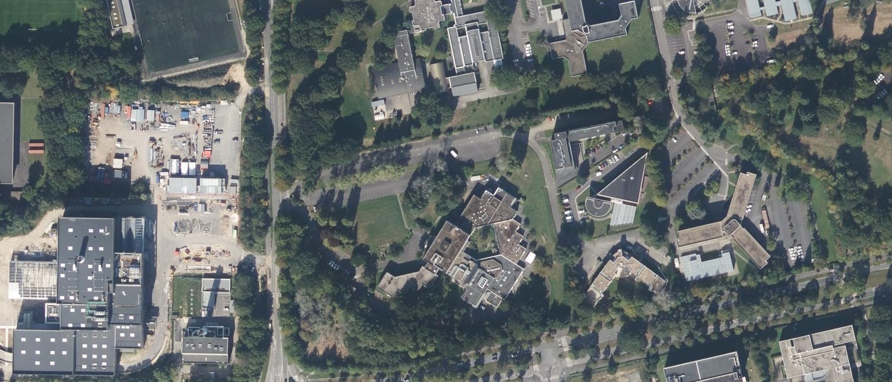 Vue aérienne de ASKORIA - site de Rennes