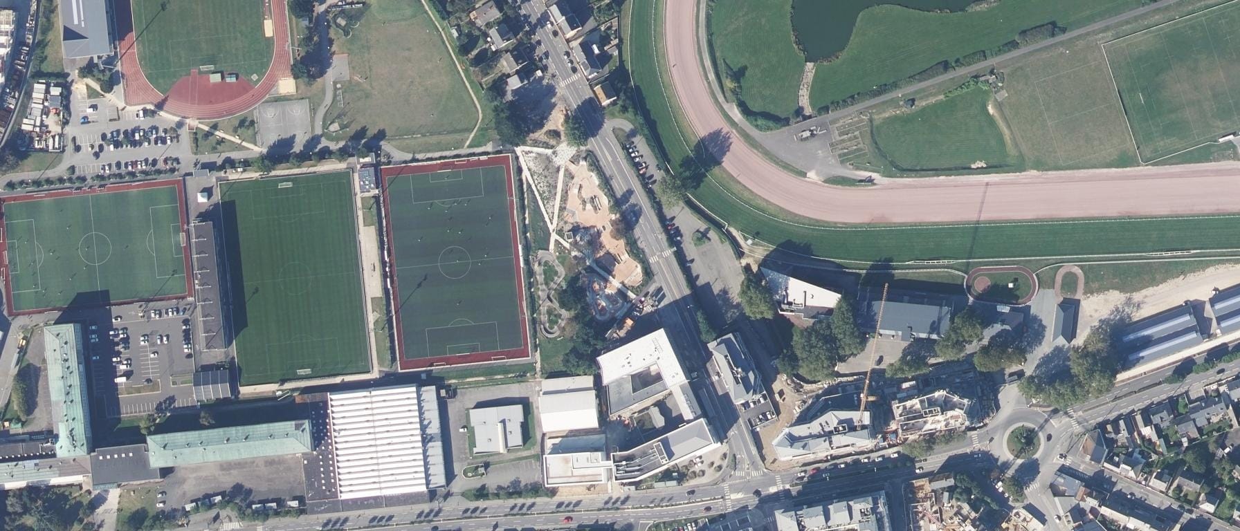 Vue aérienne de FACULTE DES METIERS, Campus de Saint-Malo - CCI 35