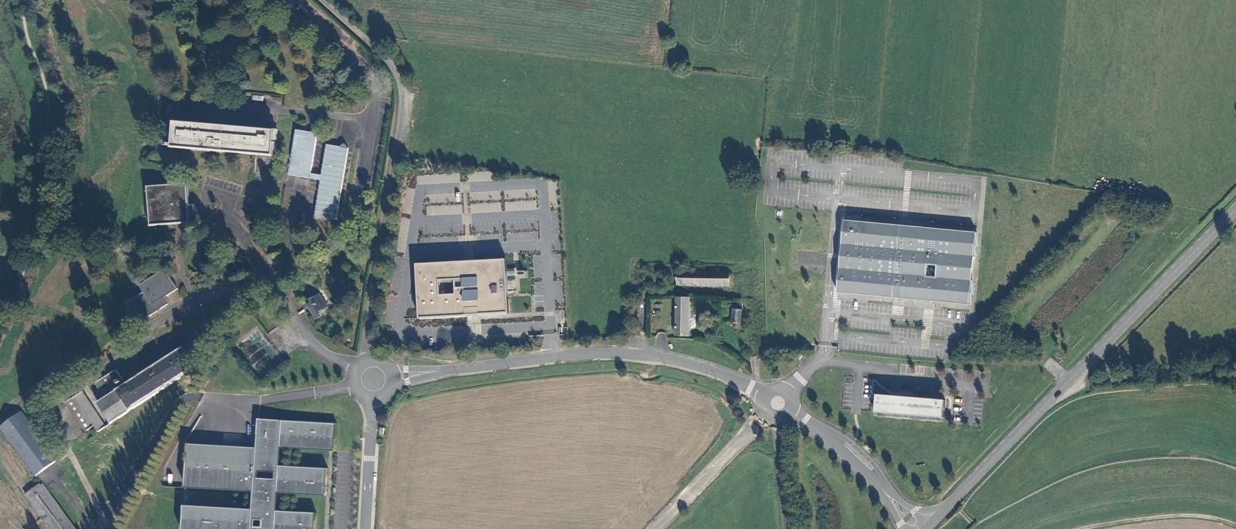 Vue aérienne de IFSI CH Fougères