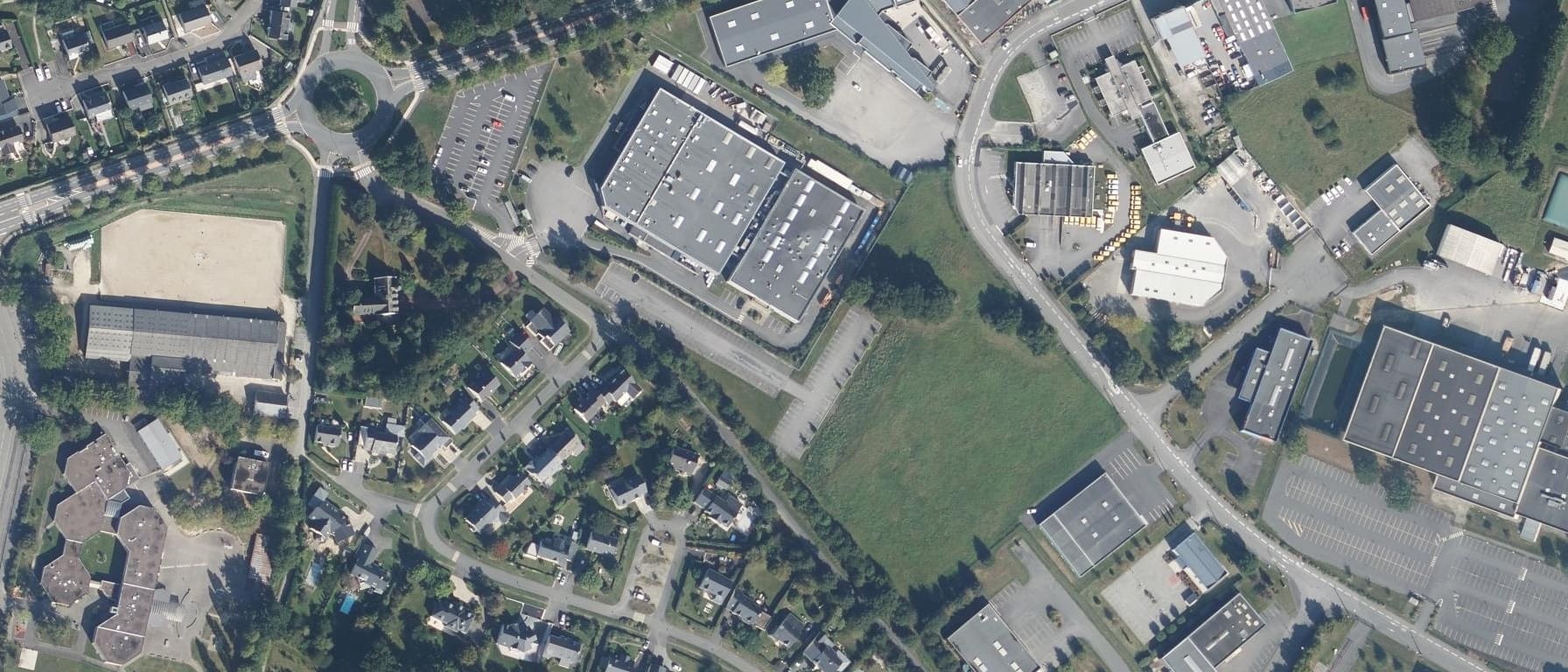 Vue aérienne de Groupe Antoine de St - Exupéry - site Vitré