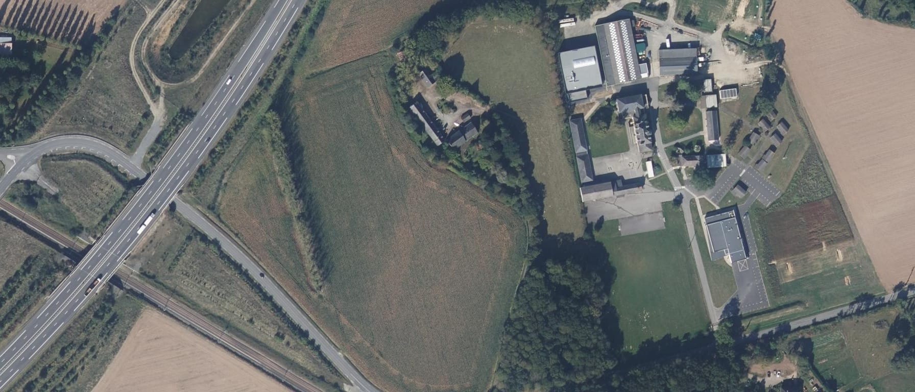 Vue aérienne de Antenne de CFA de la MFREO Montauban