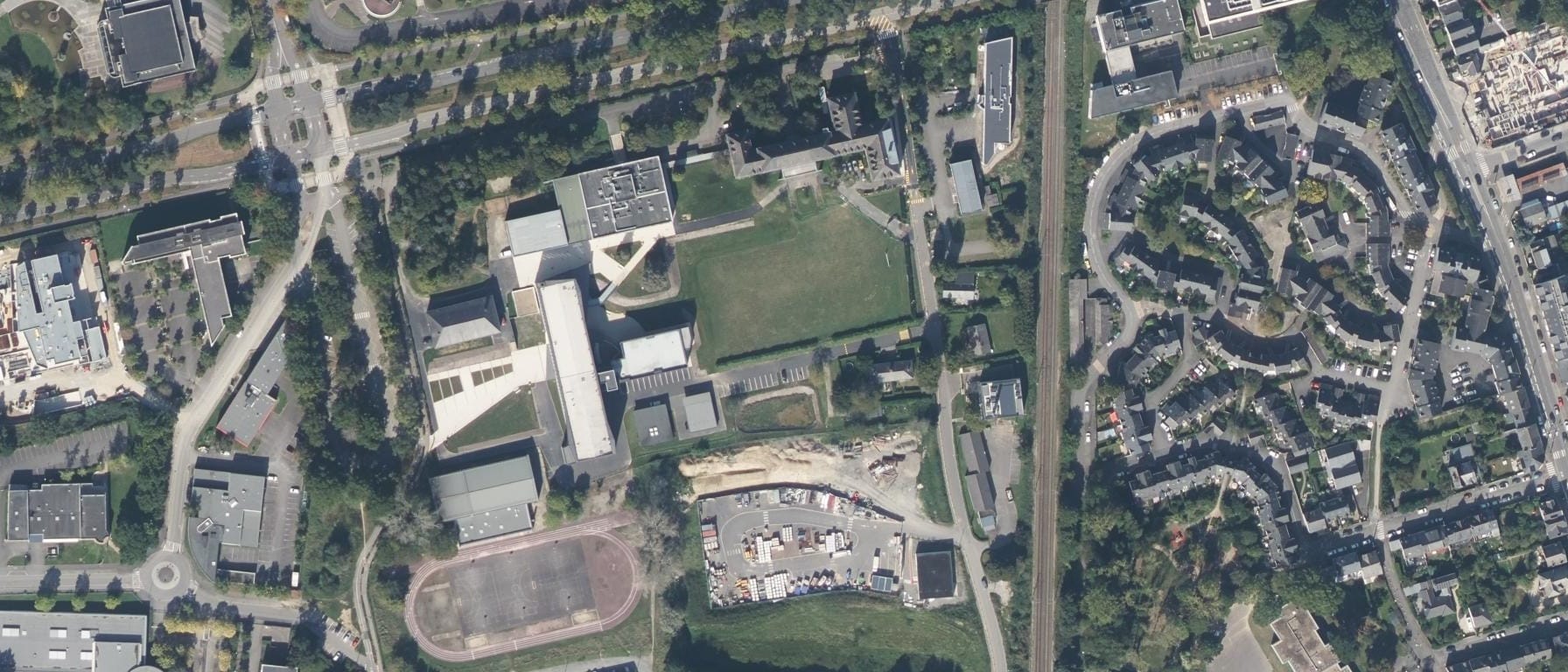 Vue aérienne de Lycée Victor et Hélène BASCH