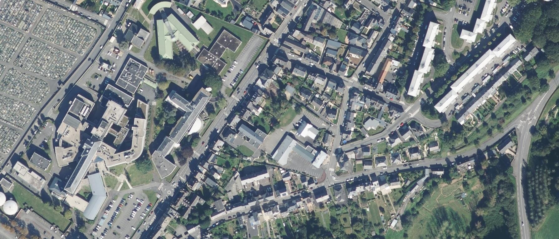 Vue aérienne de MFREO de Fougères
