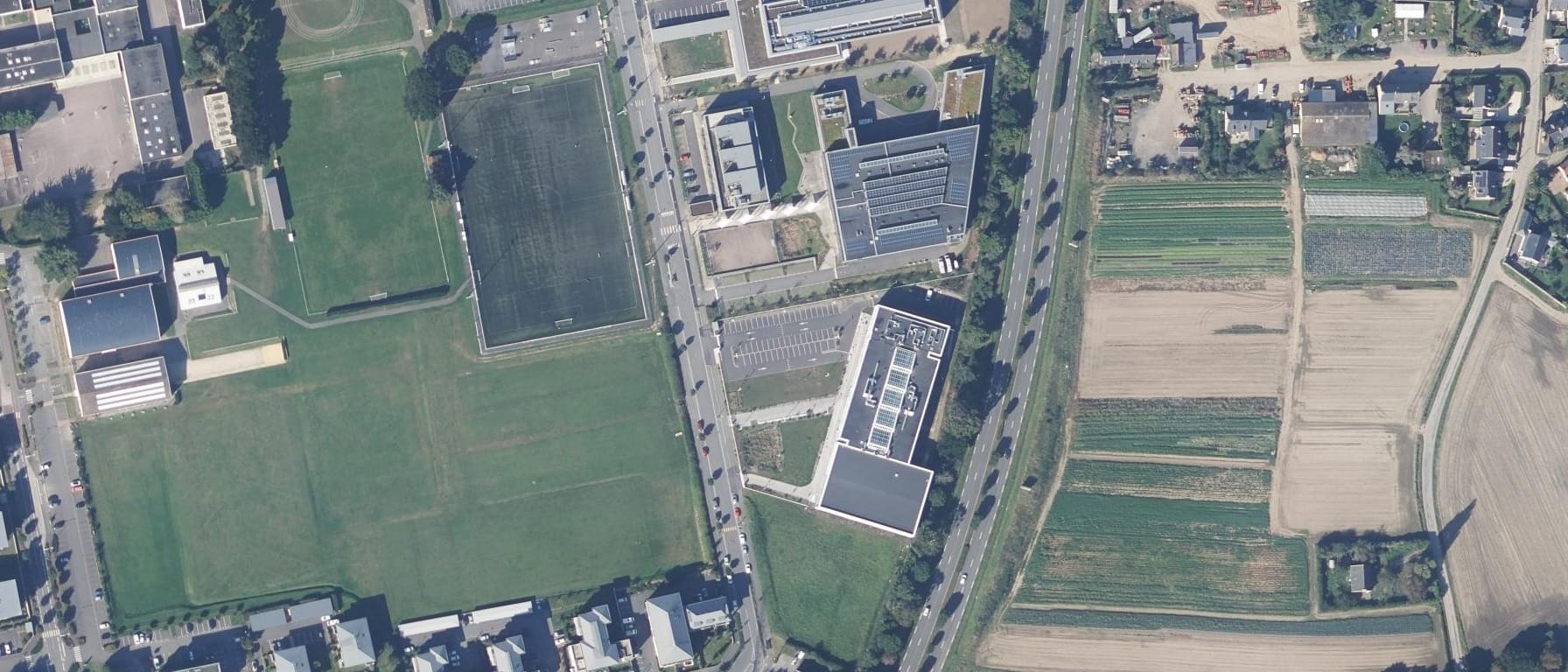 Vue aérienne de Institution St Malo-Providence