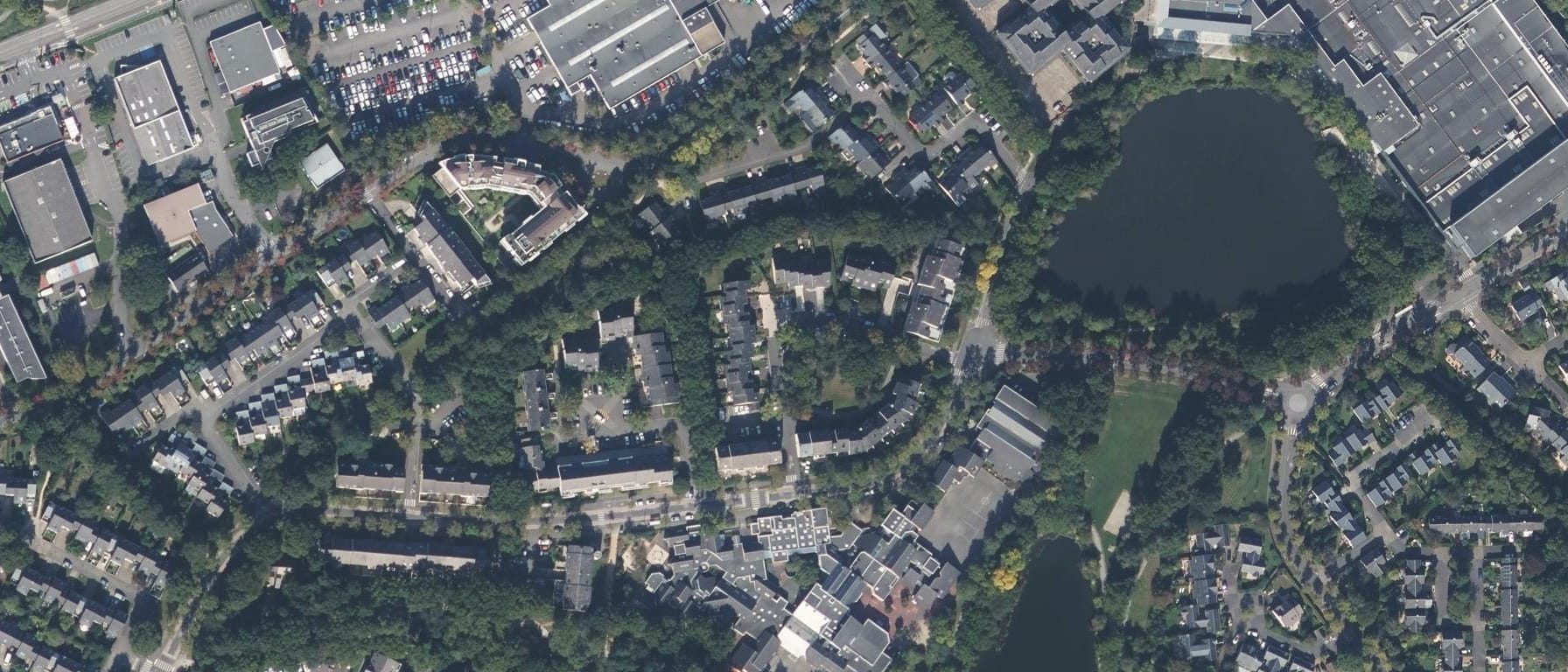Vue aérienne de ESRA - Rennes