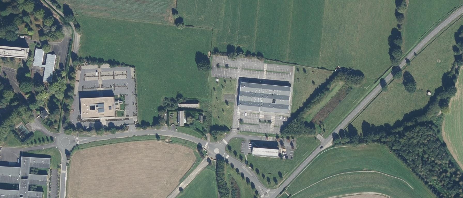 Vue aérienne de FACULTE DES METIERS - campus de Fougères - CCI 35