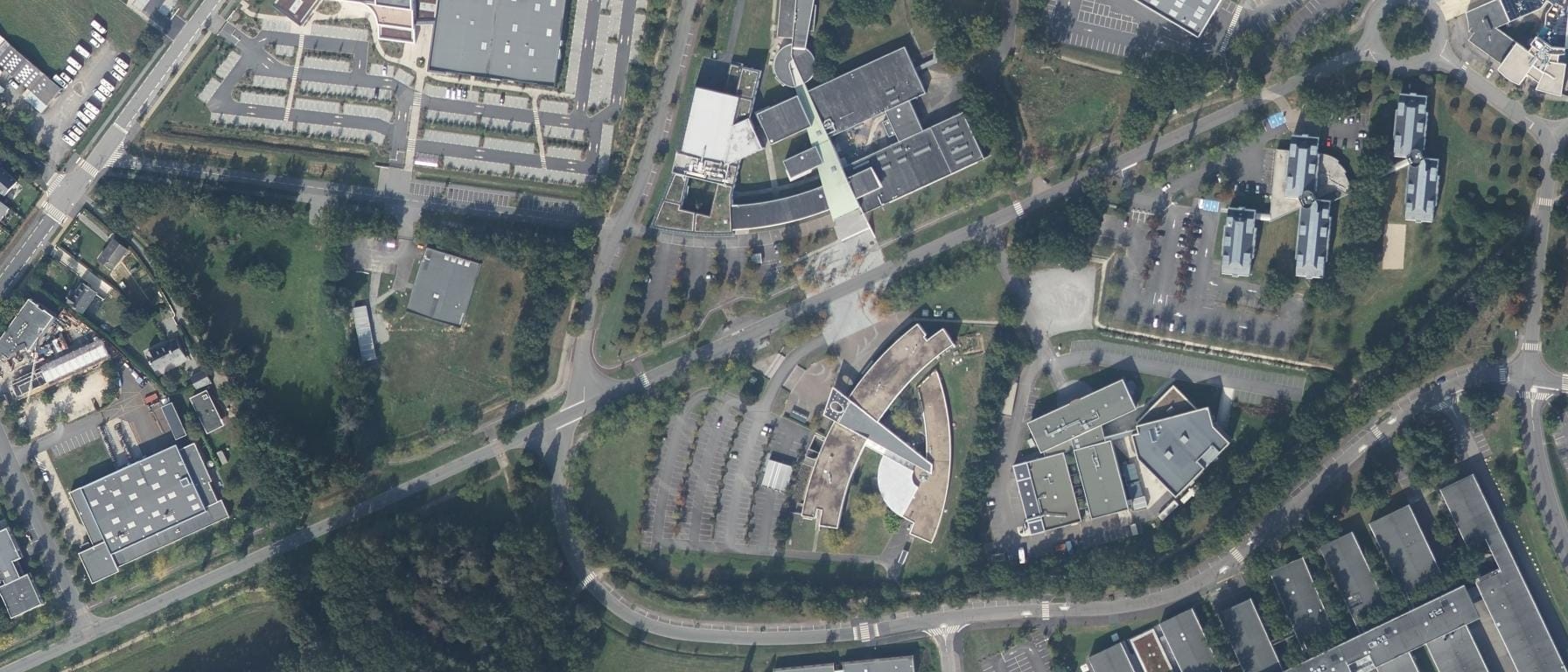 Vue aérienne de UniLaSalle Rennes - Environnement - Développement durable, Agronomie