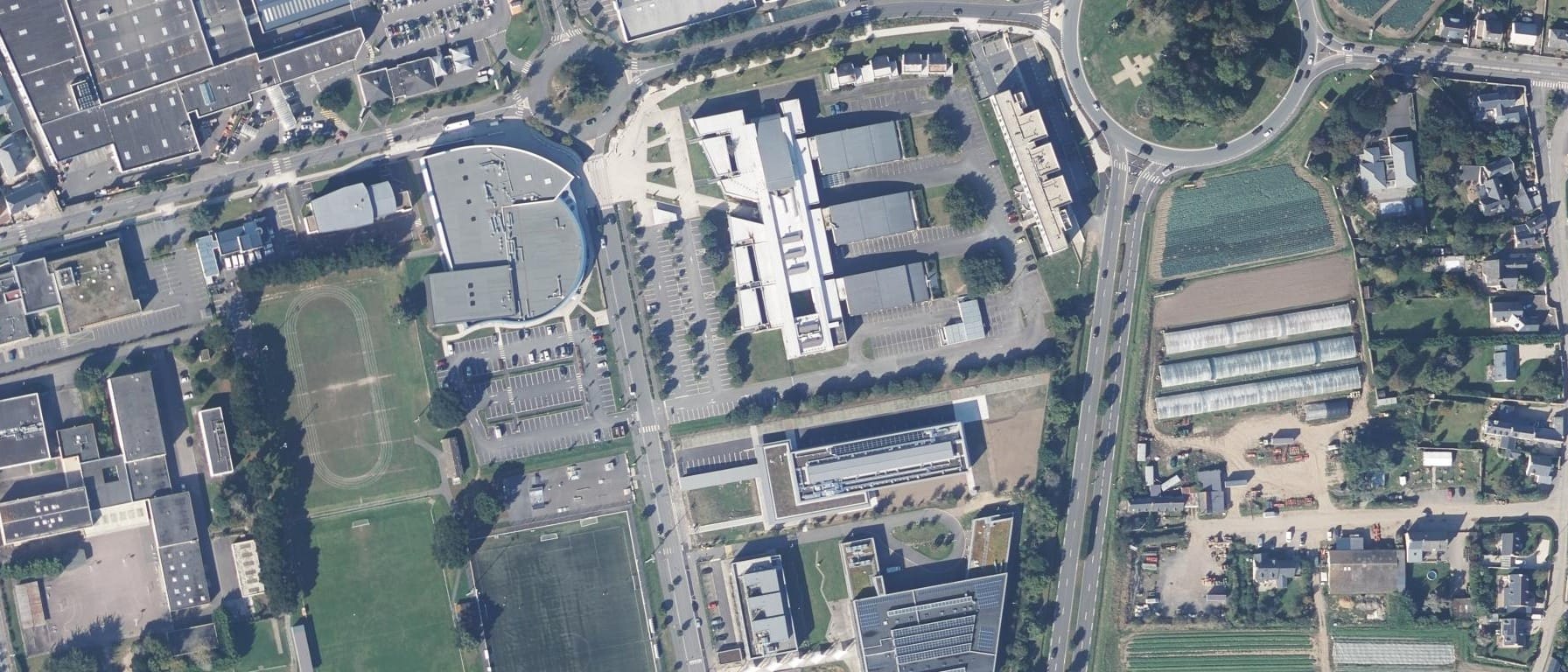 Vue aérienne de I.U.T de Saint-Malo