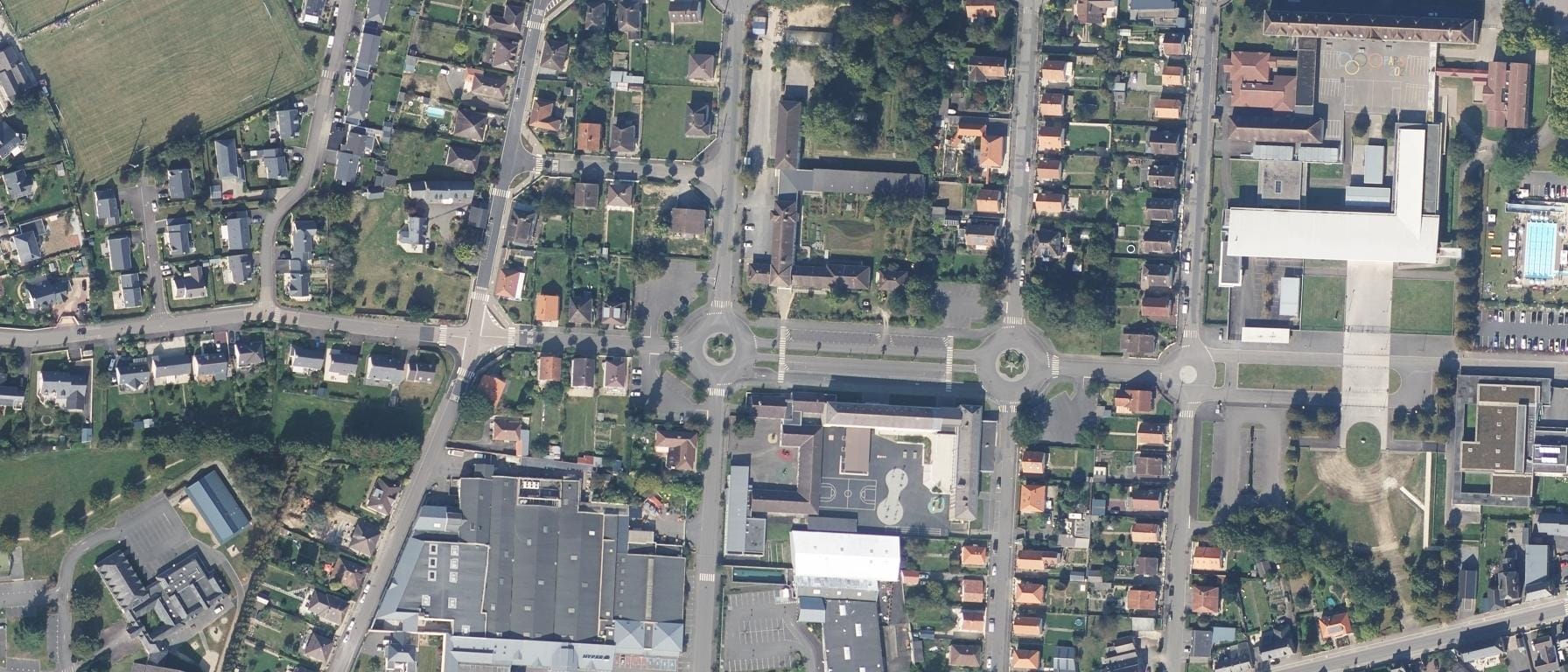 Vue aérienne de CPSA Combourg