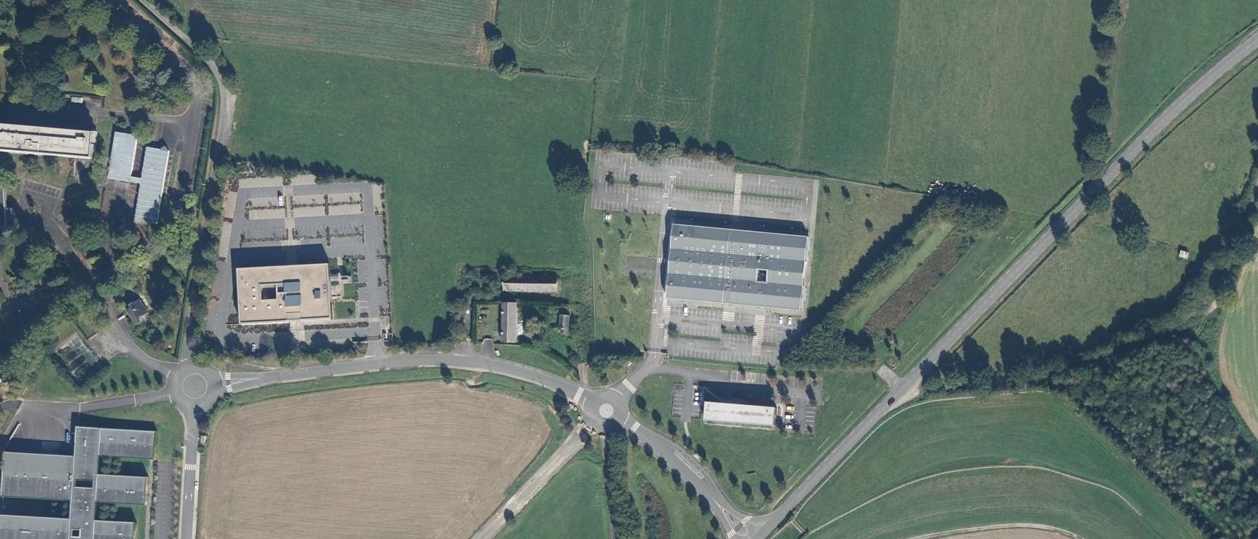 Vue aérienne de Faculté des Métiers - CCI35 - antenne du Pôle formation UIMM Bretagne