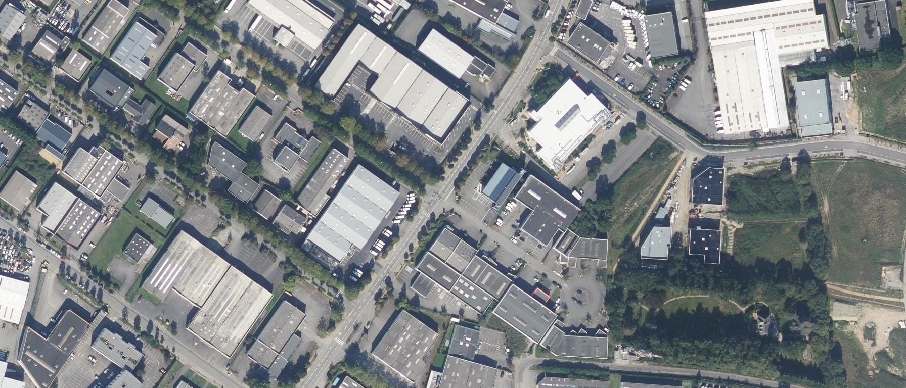 Vue aérienne de ESCCOT GROUPE EFIP (Cesson-Sévigné - 35)