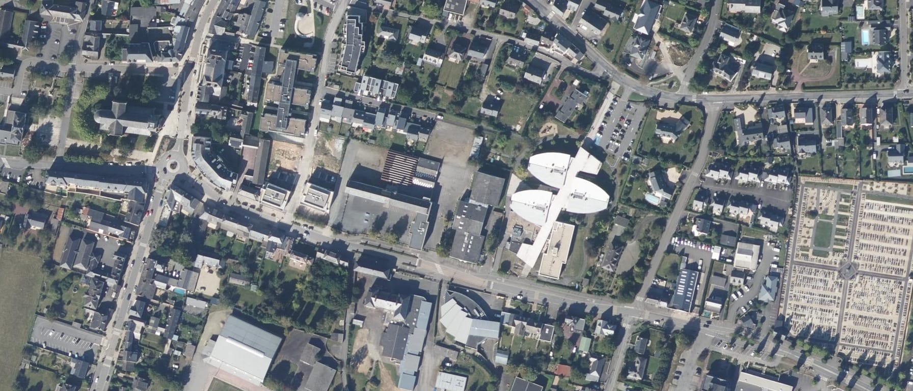 Vue aérienne de CFA IFRIA ouest LYCEE LA PROVIDENCE