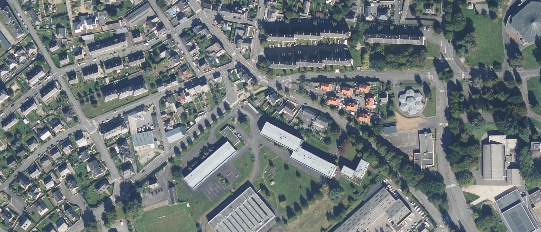 Vue aérienne de GRETA-CFA J. Guéhenno Fougères