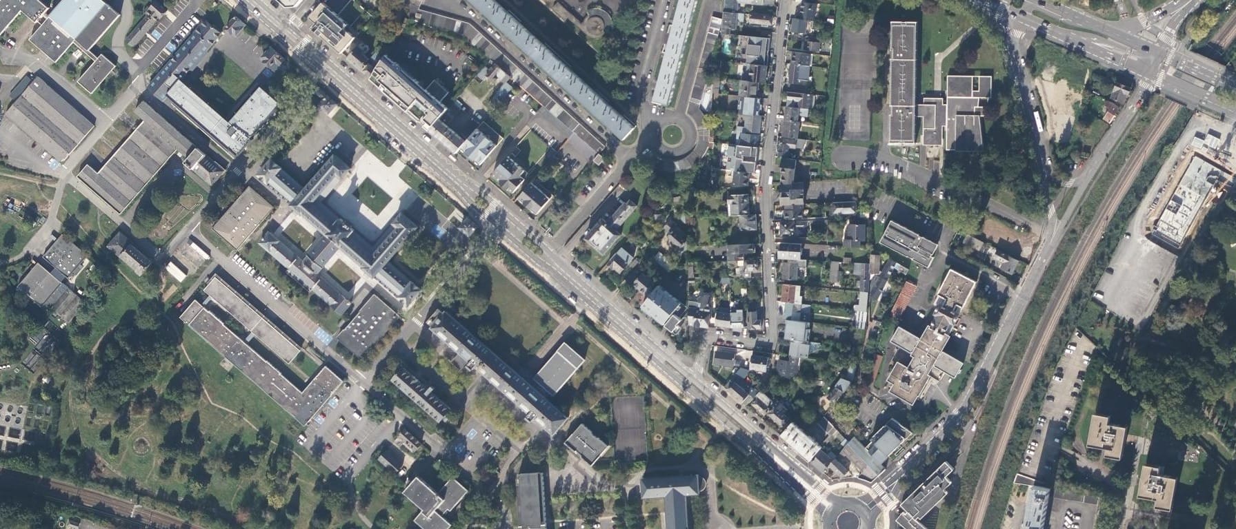 Vue aérienne de Institut Agro Rennes-Angers (Campus de Rennes)