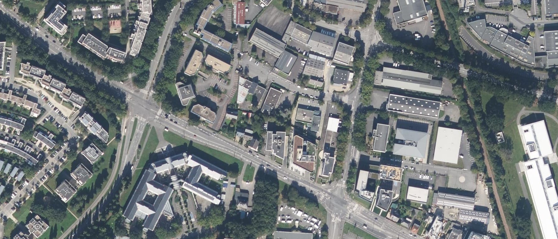 Vue aérienne de MENSA