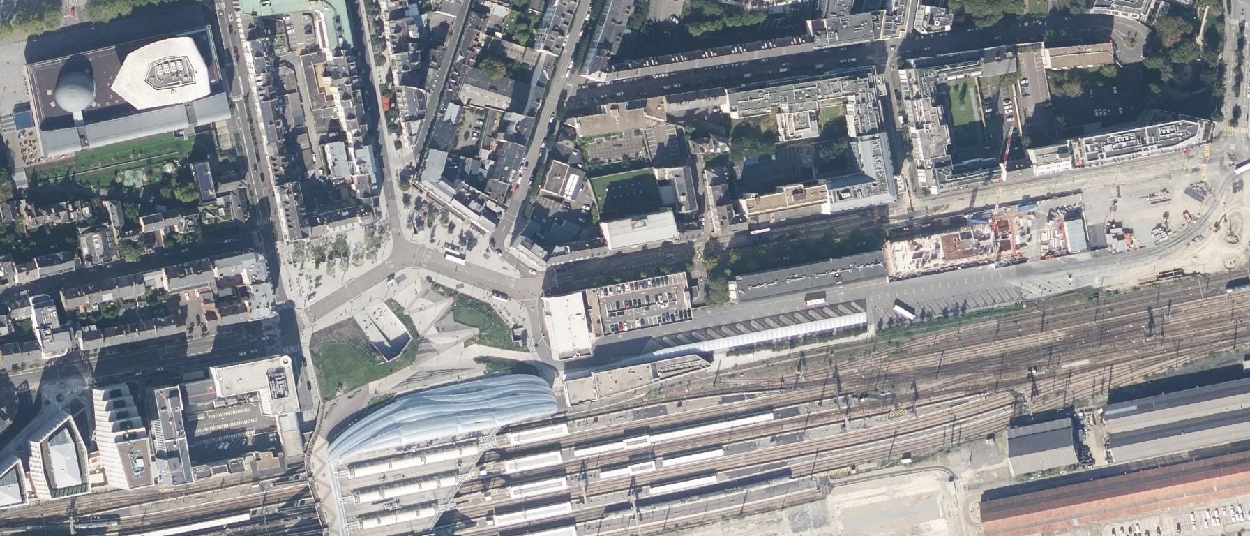 Vue aérienne de ISO Rennes - Institut Supérieur d'Optique