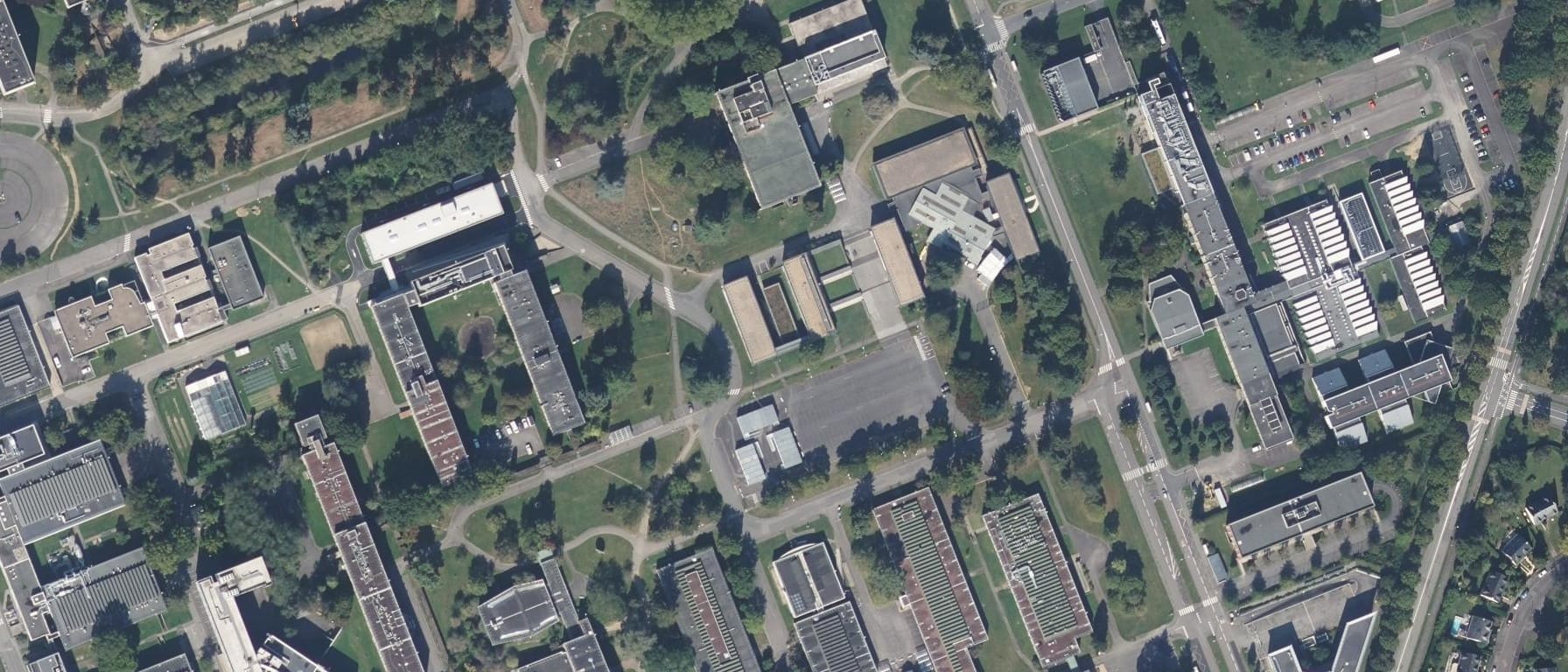 Vue aérienne de ESIR Rennes