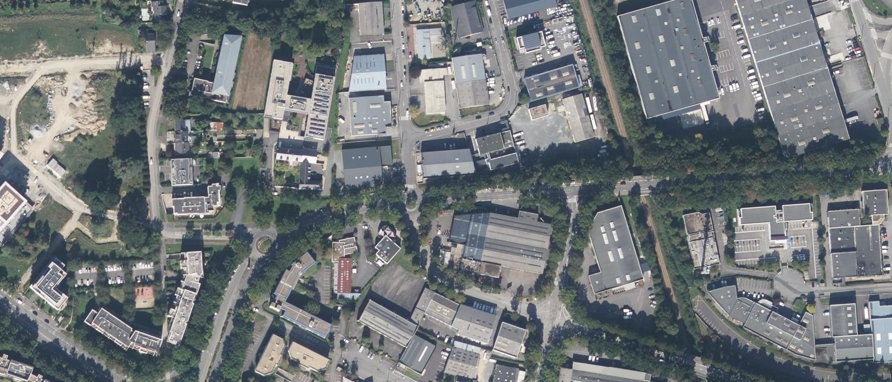 Vue aérienne de ISME (Rennes - 35)