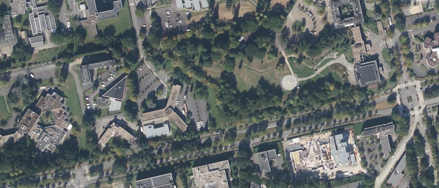 Vue aérienne de EPITECH - Campus de Rennes (35)