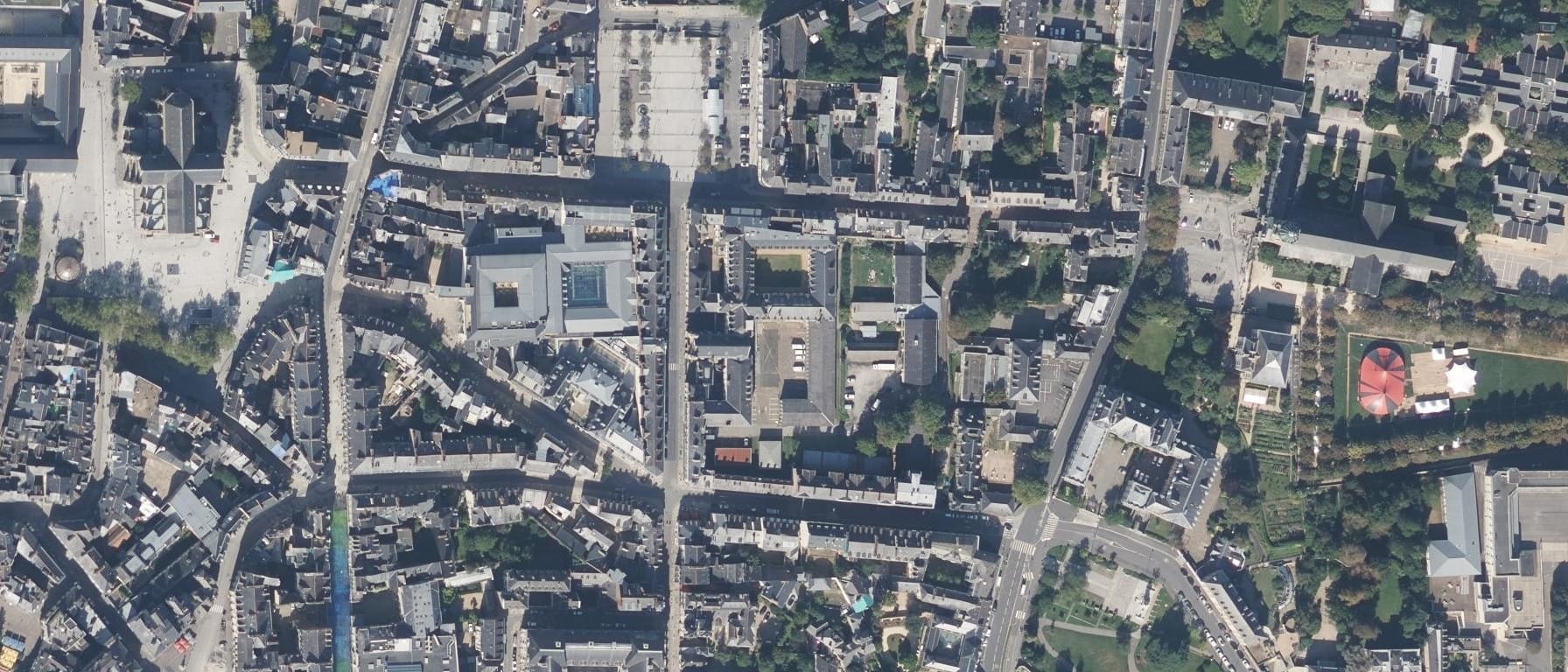 Vue aérienne de Ecole Européenne Supérieure d'Art de Bretagne - Site de Rennes