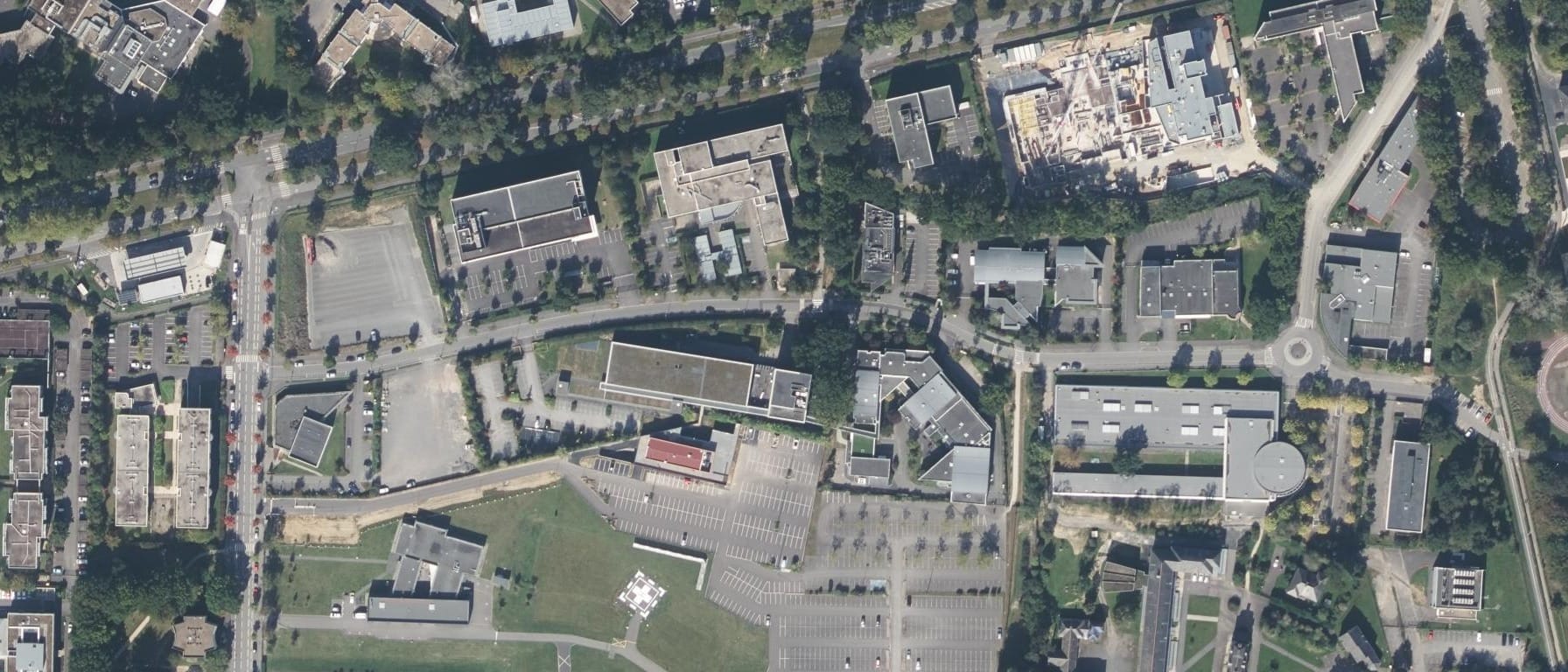 Vue aérienne de EPITA Rennes (35)