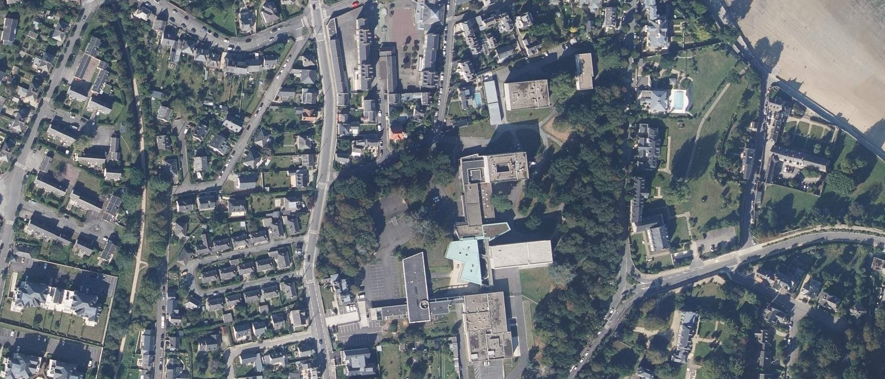 Vue aérienne de GRETA-CFA Yvon Bourges Dinard