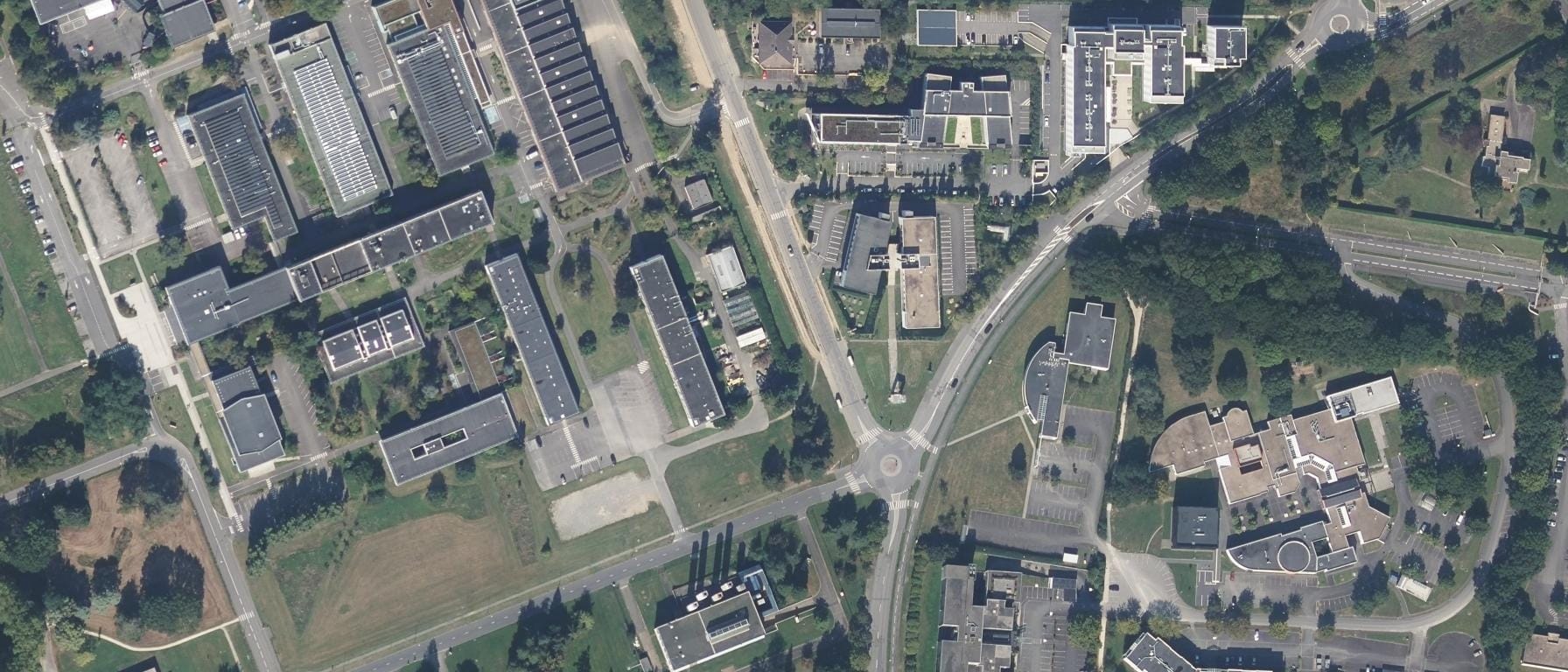 Vue aérienne de CFA IRSS SPORT RENNES