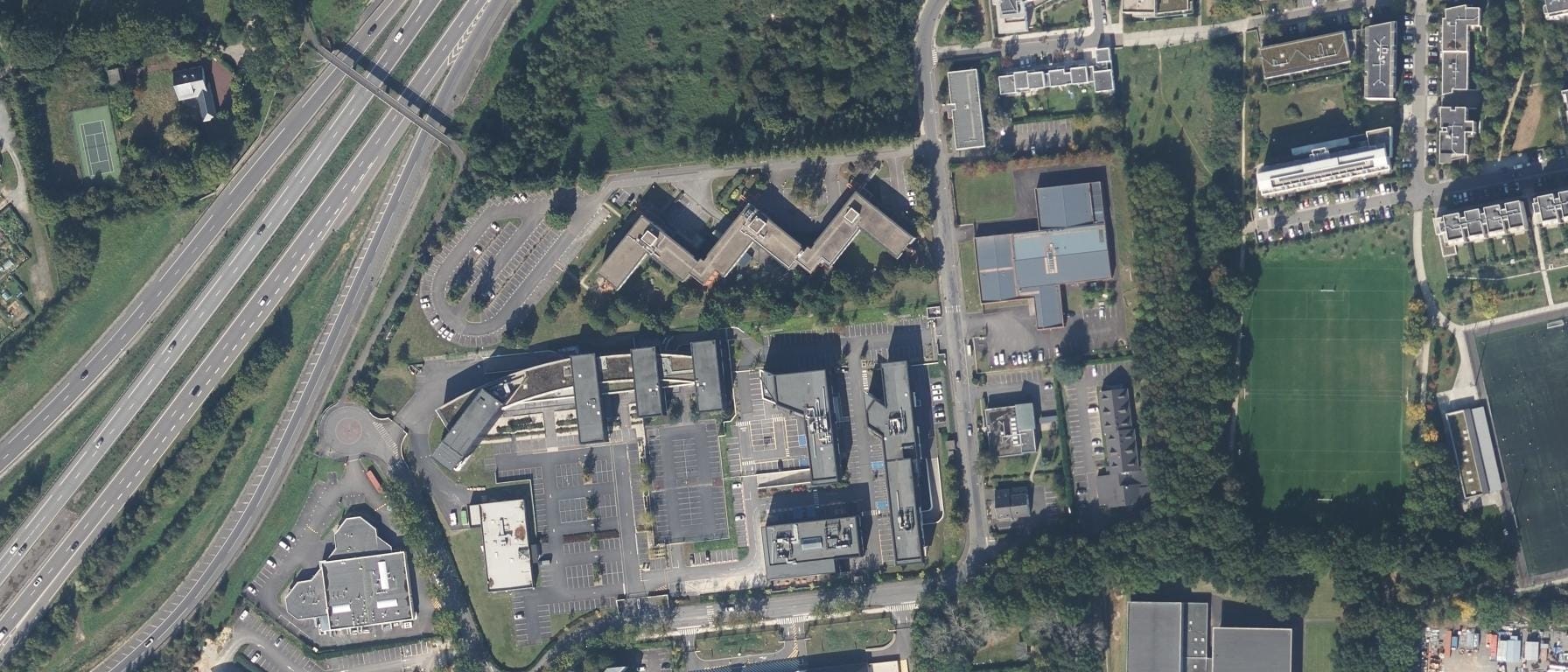 Vue aérienne de CFA PP 35 - Université de RENNES
