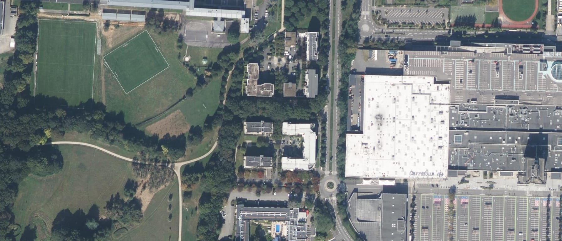 Vue aérienne de CFA du Groupe AFTEC - Rennes