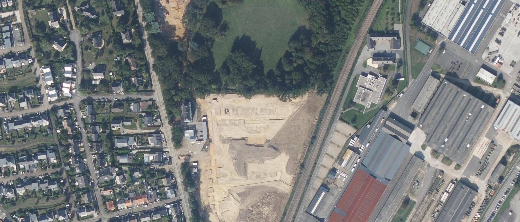 Vue aérienne de CFA de l'IHECF