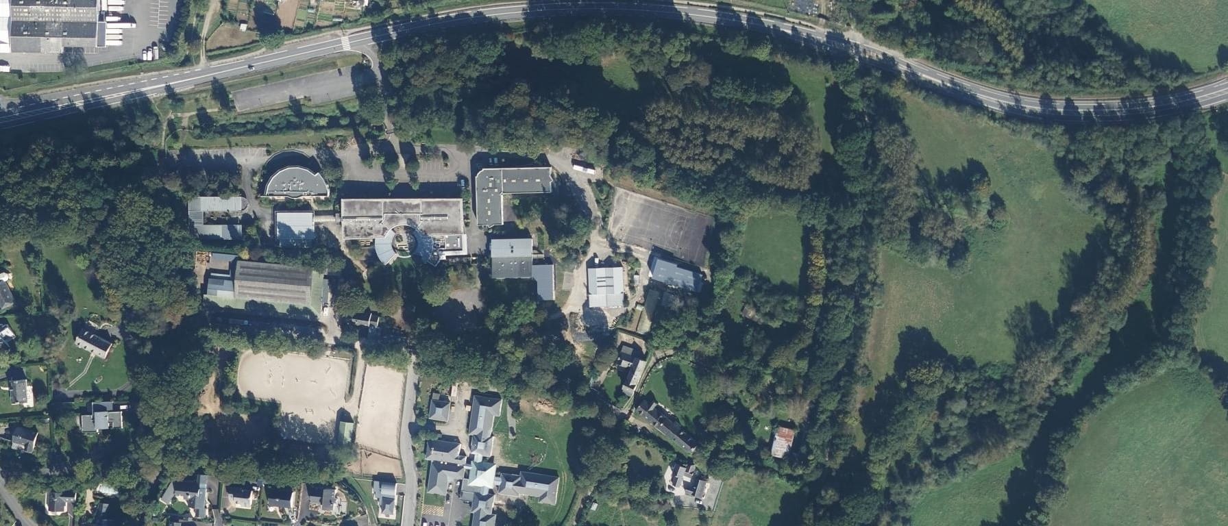 Vue aérienne de CFA Pôle Formation continue et Apprentissage - Lycée Le Taillandier