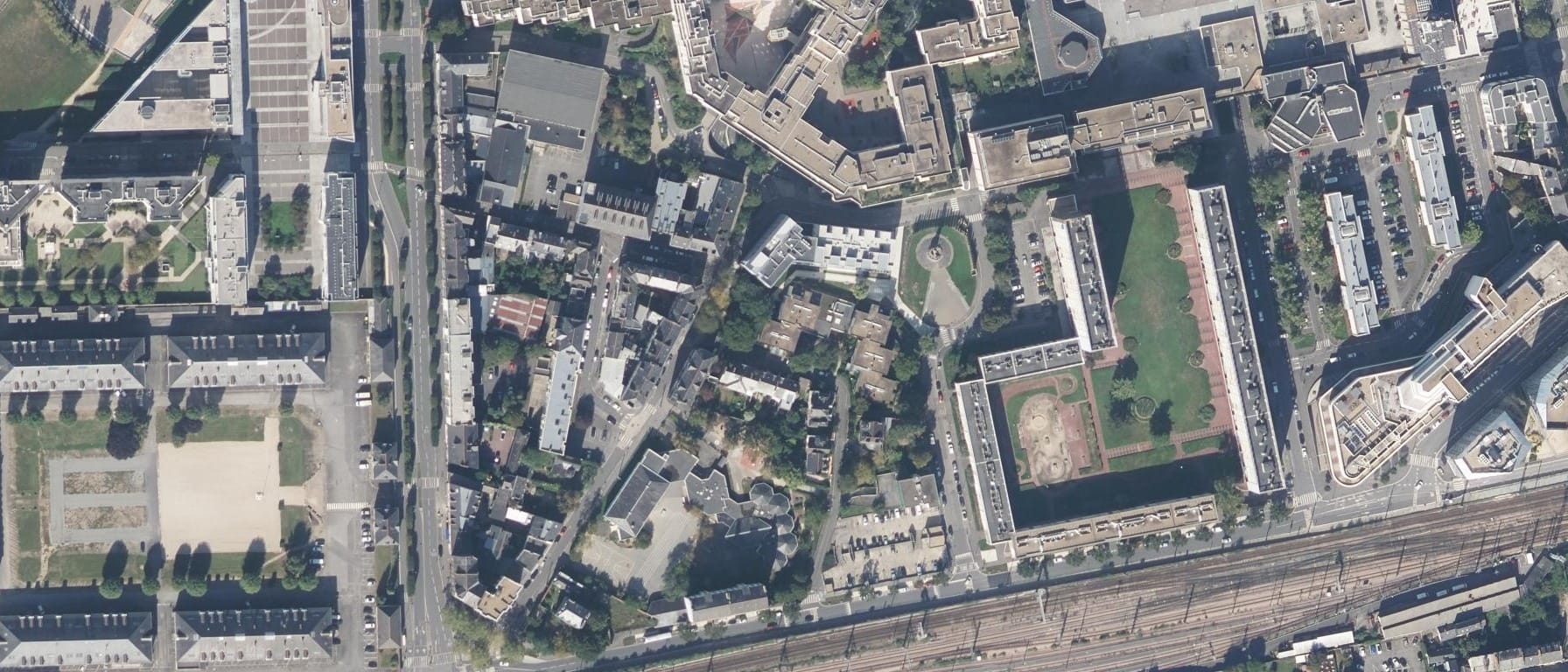 Vue aérienne de Ynov Campus - Rennes (35)
