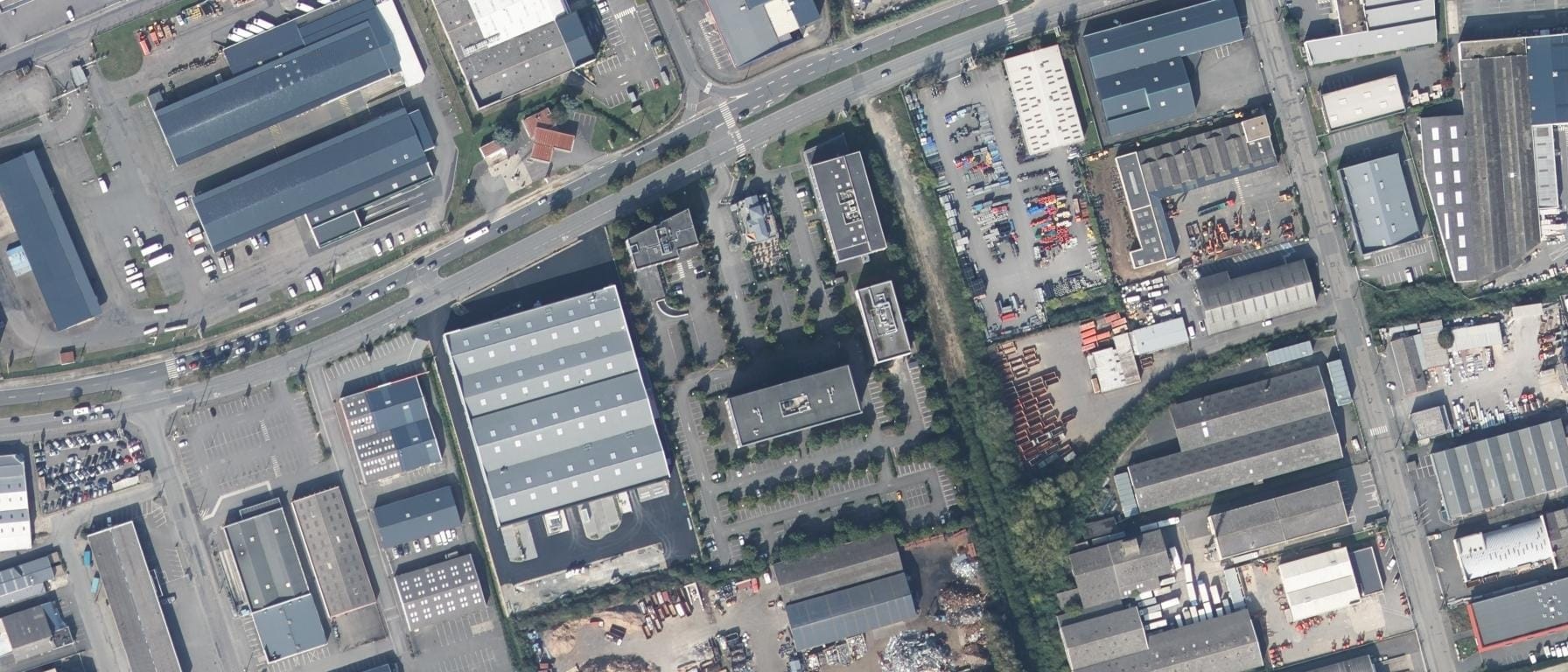 Vue aérienne de CFA ESCAM Rennes