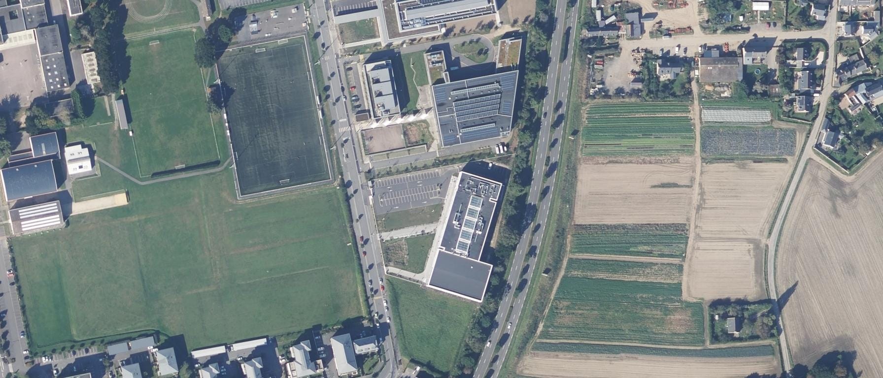 Vue aérienne de OF-CFA La Providence - Saint-Malo