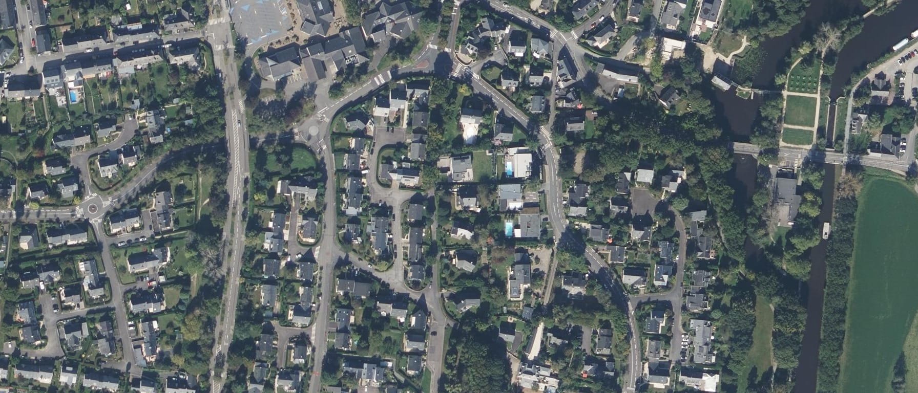 Vue aérienne de Académie d'art dentaire - Campus de Rennes