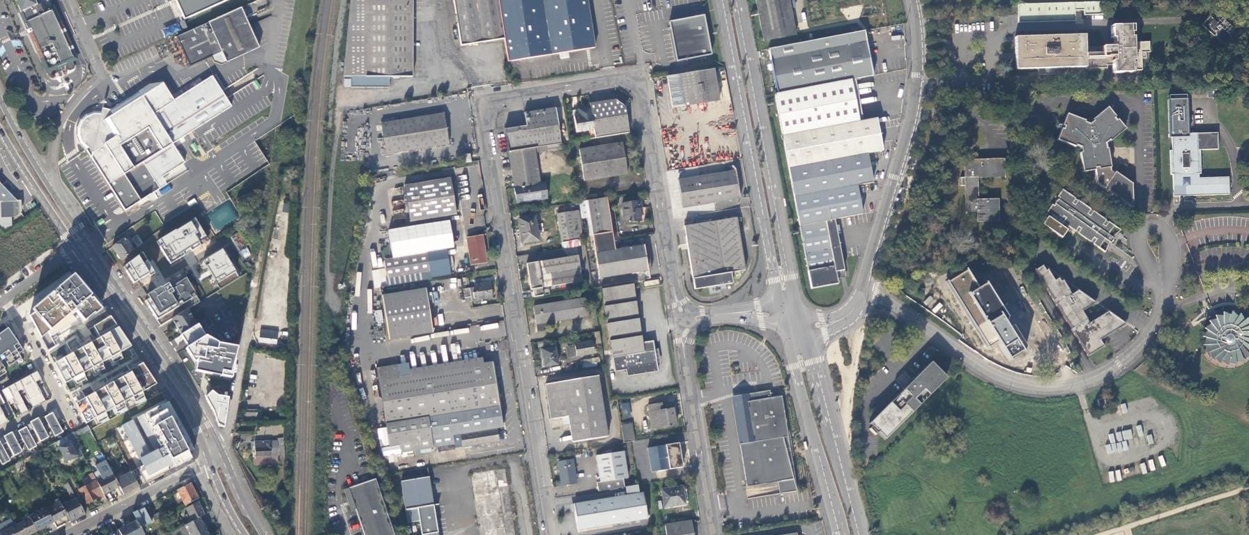 Vue aérienne de Formation Alternance Supérieure FASUP - RENNES